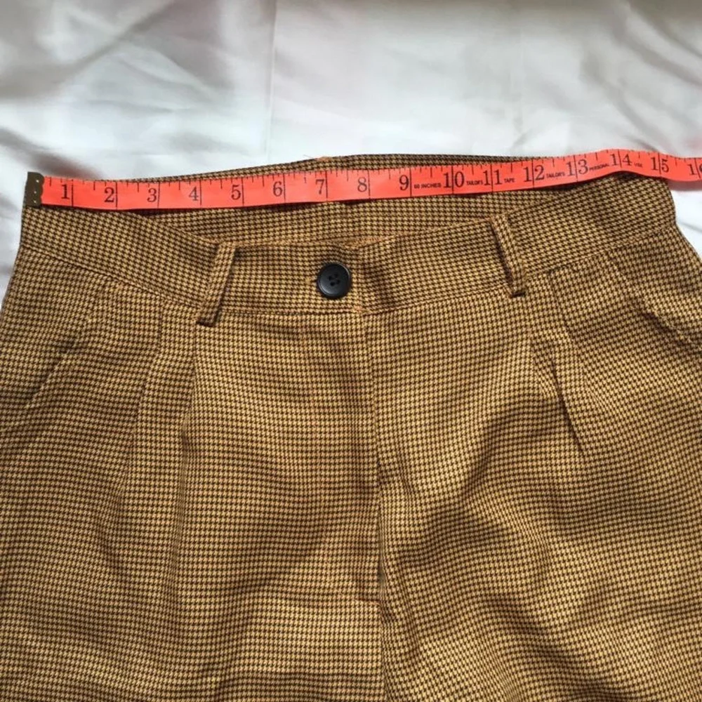High waisted checked trouser - Picture 3 of 4